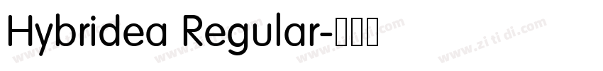 Hybridea Regular字体转换 Hybridea Regular字体转换